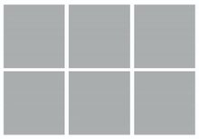 Kakeldekor Grå 15 x 15 cm 10-pack